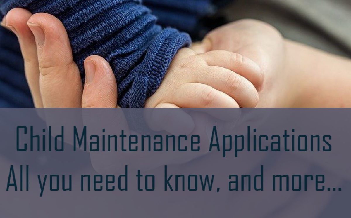 Child Maintenance Applications, investigation, preparation and