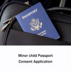 Passport Application Consent for Minor Children